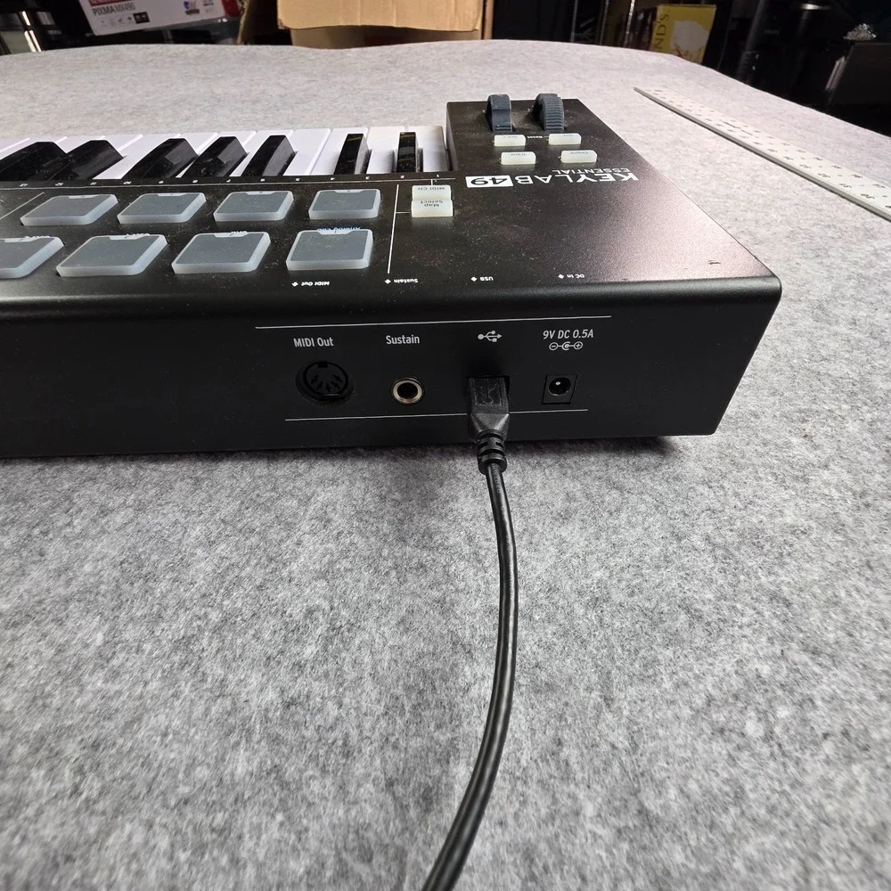 Arturia KeyLab Essential 49 MIDI Keyboard Controller, 49 Synth Keys, USB/MIDI O…
